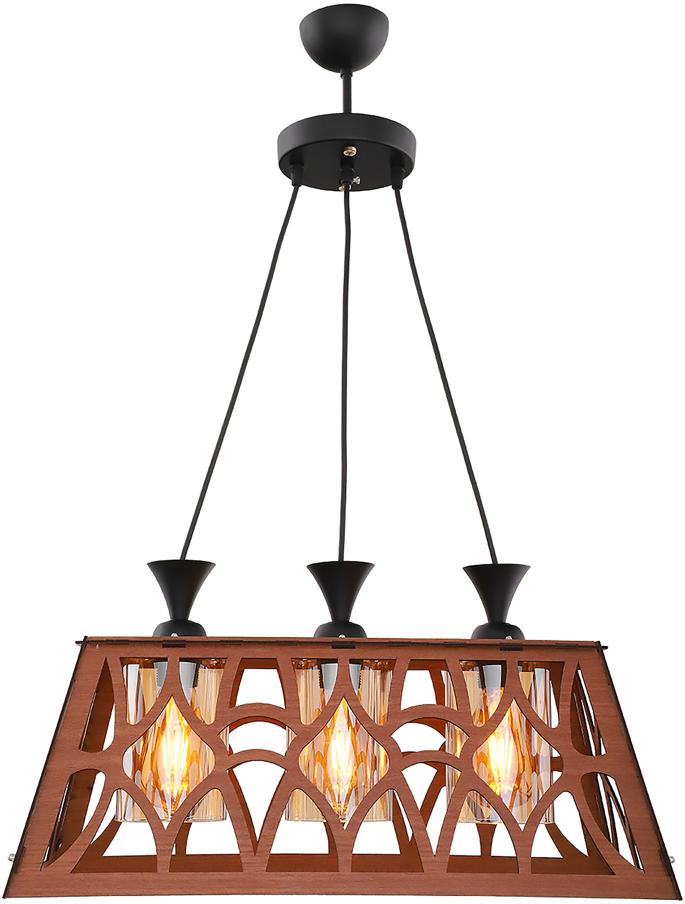 Pendul Aron 3xE27 60W, nuc, Erste